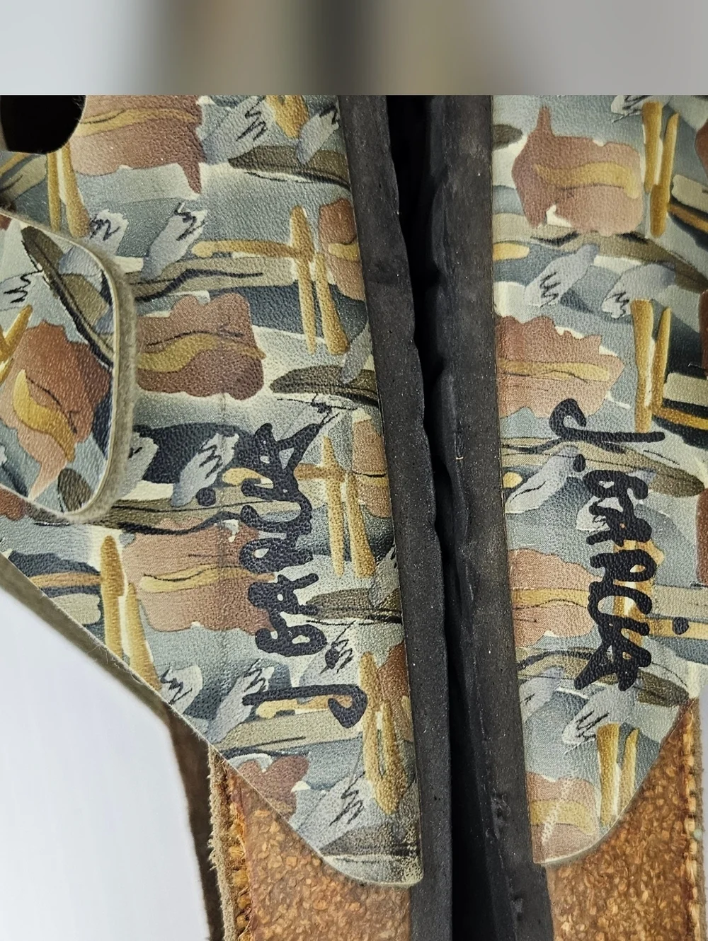 Papillio Jerry Garcia limited edition sandals Size L 8 M 6